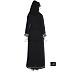 Embroidery designer abaya- Black Embroidery designer abaya- Black